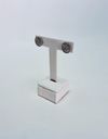 Brinco Pizza Ouro Branco Dvoskin-Kulkes
