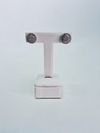 Brinco Pizza Ouro Branco Dvoskin-Kulkes