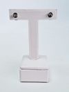Brinco Pizza Ouro Branco Dvoskin-Kulkes