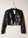 Blazer Cropped NV couro