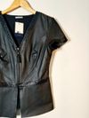 Blusa Verosenso couro