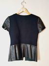 Blusa Verosenso couro