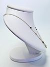 Colar Ouro Amarelo, Água Marinha e Cristais