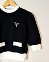 Blusa Cropped Prada tricot