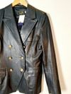 Blazer Maria Flor couro