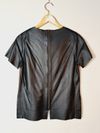 Blusa em couro