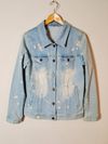 Jaqueta jeans pele