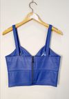 Blusa Cropped St. Trois couro