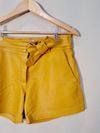 Shorts Tannerie couro
