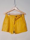 Shorts Tannerie couro