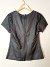 Blusa Tássia Ely couro