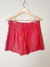 Shorts Saia Tannerie couro