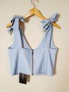 Blusa Cropped St. Trois couro
