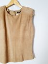Blusa St. Trois couro