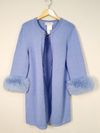Casaco Vivoar cashmere e pele