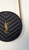 Bolsa YSL Vinyle Round Crossbody 