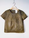 Blusa Clé couro
