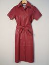 Vestido Tannerie couro