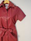 Vestido Tannerie couro