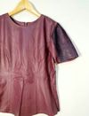Blusa St. Trois couro