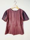 Blusa St. Trois couro