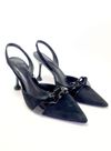 Sapato Clarita Slingback Stiletto Flare