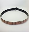 Cinto Burberry Haymarket Check Belt