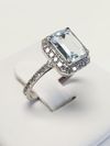 Anel Rosa Leal ouro branco