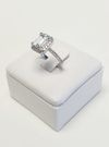 Anel Rosa Leal ouro branco