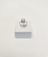 Anel Rosa Leal ouro branco