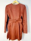 Vestido Animale couro         