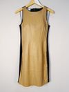 Vestido Juliana Sanmartin couro