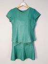 Conjunto St. Trois couro