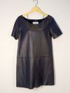 Vestido Tannerie couro