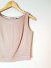 Blusa Cropped St. Trois couro