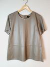 Blusa St. Trois couro