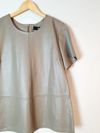 Blusa St. Trois couro