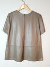 Blusa St. Trois couro