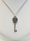 Colar Tiffany & Co. Return To Tiffany Heart Key Pendant prata