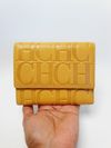 Carteira Carolina Herrera Monogram Flap Wallet 