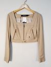 Blusa Cropped St. Trois couro