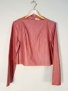 Blusa FIG couro