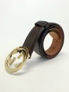 Cinto Gucci Interlocking G Logo Belt 