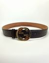 Cinto Gucci Interlocking G Logo Belt 