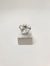 Anel em ouro branco 18K