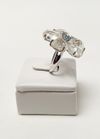 Anel em ouro branco 18K