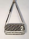 Bolsa Christian Dior Navy Oblique Trotter Canvas Monogram