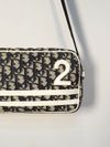 Bolsa Christian Dior Navy Oblique Trotter Canvas Monogram