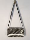 Bolsa Christian Dior Navy Oblique Trotter Canvas Monogram