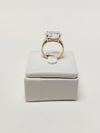 Anel HStern Rua das Pedras ouro branco 18K 